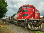 FXE ES44AC Locomotive leading a train